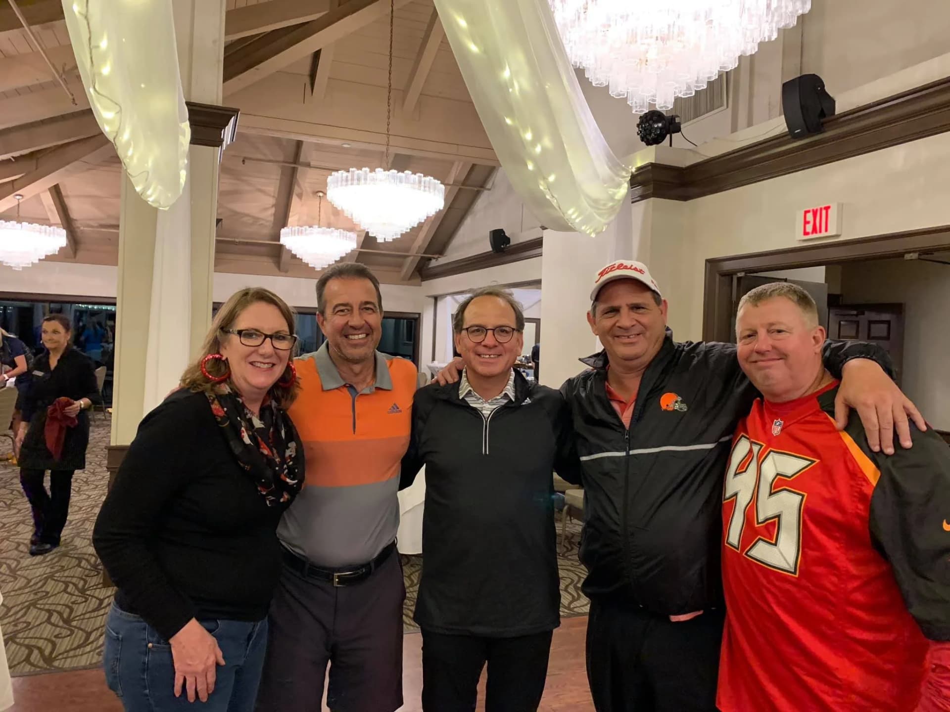 Family and supporters at an Anthony Gagliardi Memorial Foundation golf event